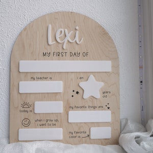Back To School Sign | First Day Of School Sign, Last Day Of School Sign, Custom First Day Of School Board, Back To School Photo Prop