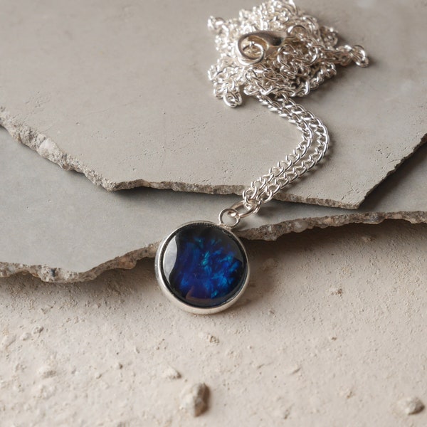 Poseidon | Necklace with Handpainted Cabochon