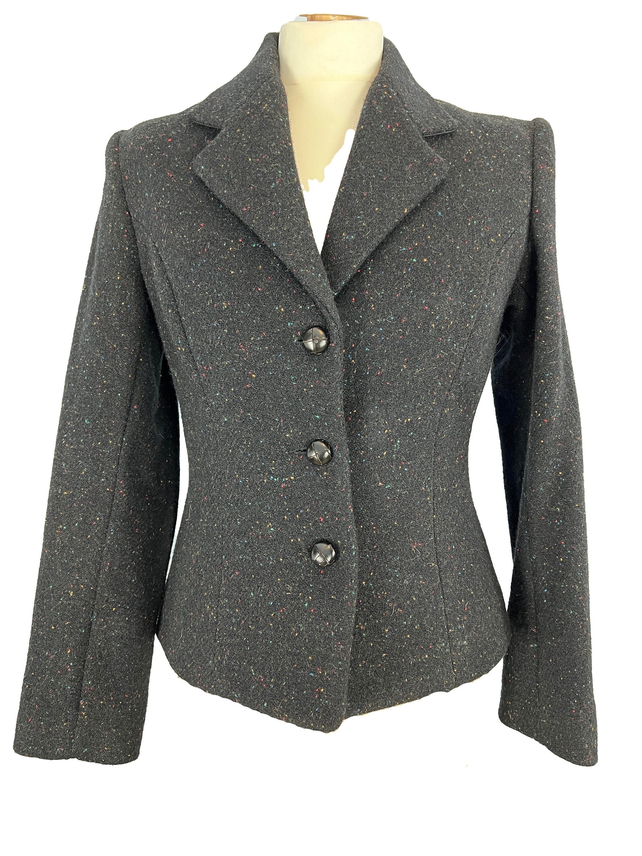 Glenalmond Tweed Company Jacket Hand Made With Grey Harris Tweed Wool ...