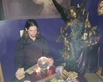 Tarot Card Reading by Derrek 3 Question Card Reader Canadian Psychic Past Present, Same Day Reading Love Written Report & PDF