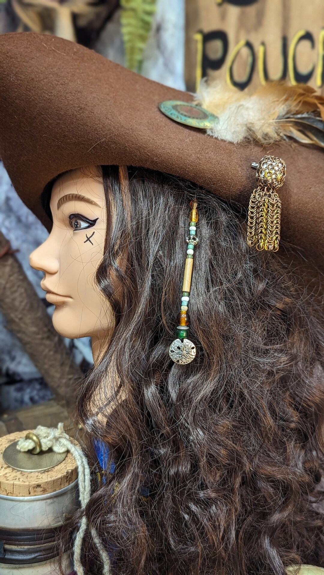 Pirate Hair Piece, Pirate Jewelry, Boho, Handmade in Colorado - Etsy