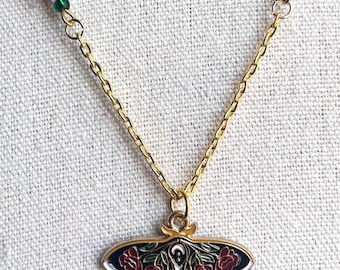 Rose Floral Moth / Butterfly in Gold 19inches