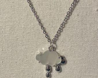 Silver Clouds Necklace in Silver 18.5 inches