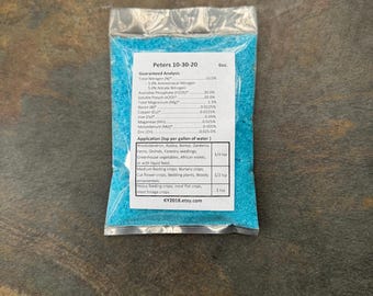 6oz-Peters 10-30-20 Water Soluble Fertilizer