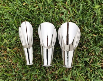 3-Pack(S-M-L size) Stainless Steel Potting Mix Scoop Set for Cactus/Succulent/Bonsai/Orchid