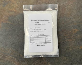 6oz-Mono Potassium Phosphate 0-52-34 Water Soluble Fertilizer