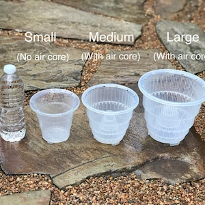 Heavy Duty Clear Mesh Pot/ Air Pot/Net Pot for Phalaenopsis Orchid
