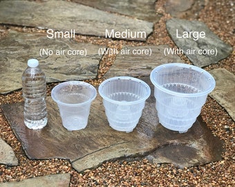 Heavy Duty Clear Mesh Pot/ Air Pot/Net Pot for Phalaenopsis Orchid