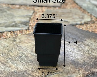 Heavy Duty DEEP Mesh Pot/ Air Pot/Net Pot for Haworthia/Cactus/Succulent/Bonsai/Orchid/color Black
