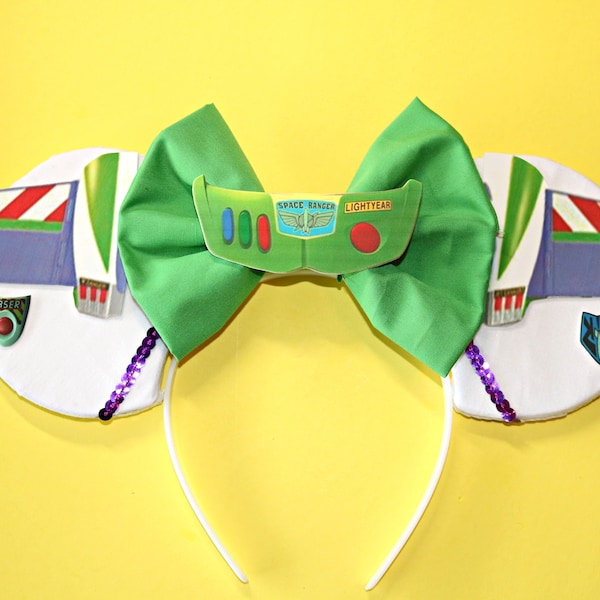 Buzz Lightyear Minnie ears, Mouse Ears, Disney Ears, Mickey Ears, Buzz Lightyear Ears, To infinity and Beyond, Toy Story Ears, Toy Story