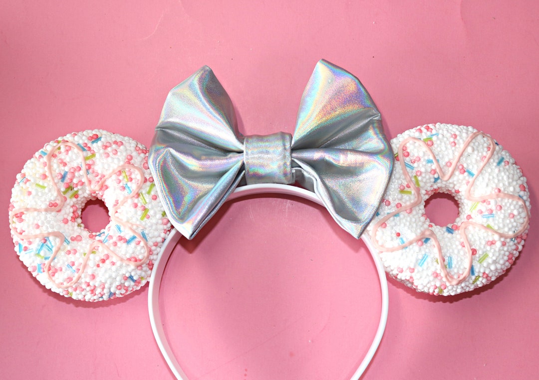 Donut Minnie Ears, Doughnut Ears, Donut lover, Sprinkles, Mouse Ears, Mickey Ears, Disney Ears, Donut Ears, Doughnut Minnie Ears