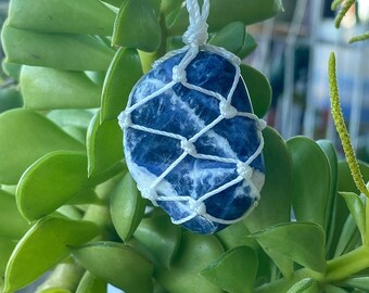 Sodalite Macrame Necklace