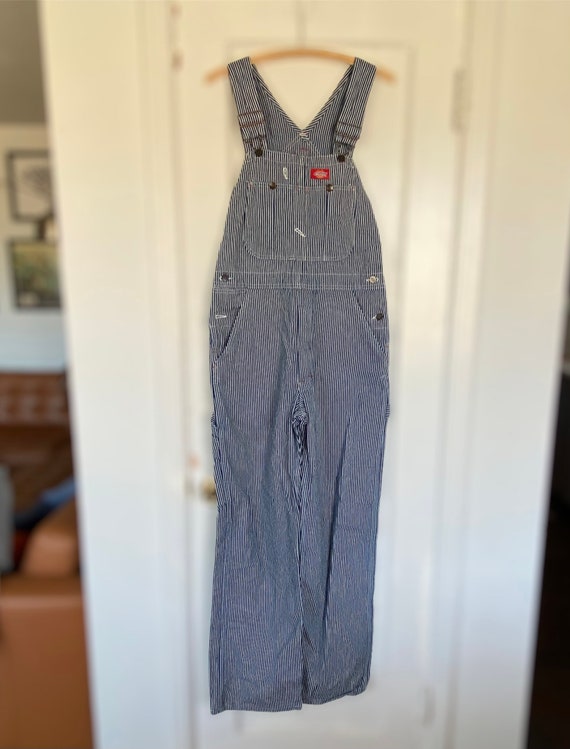Vintage dickies overalls 30x32 striped