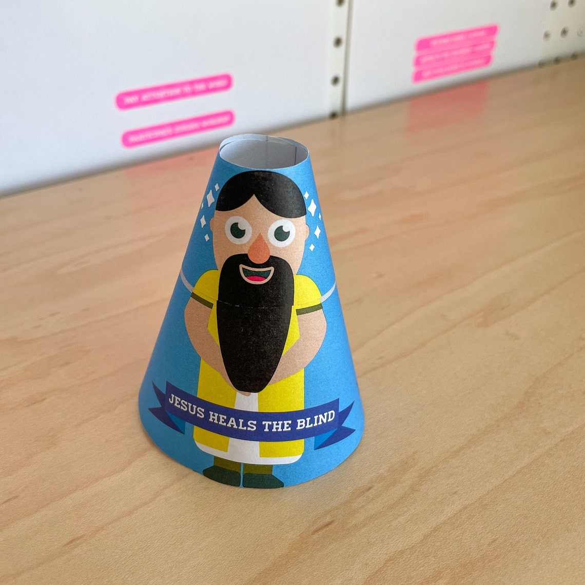 PRINTABLE CRAFT Jesus Heals A Blind Man Miracles Kids - Etsy