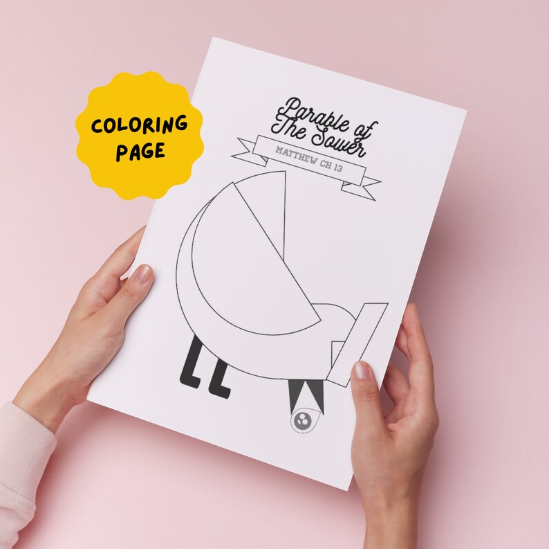 SOWER PARABLE Activity Pack for Kids Memory Verse Printable Word Search