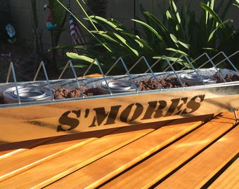 Smores Party Bar LARGE Maker Campfire Indoor Outdoor Picnic Grill Roaster Dessert BBQ