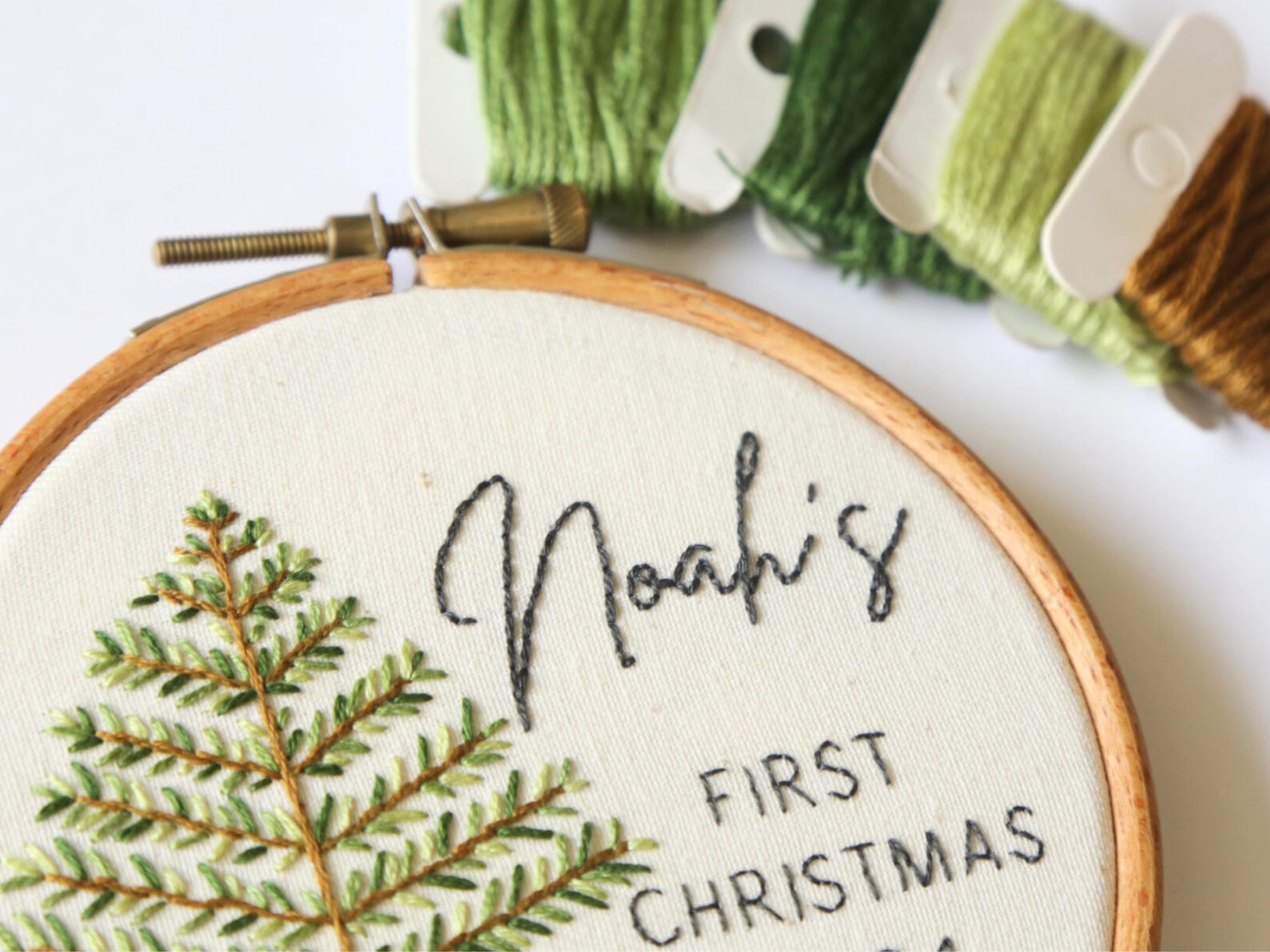 Baby's First Christmas Embroidered Converter main image 1