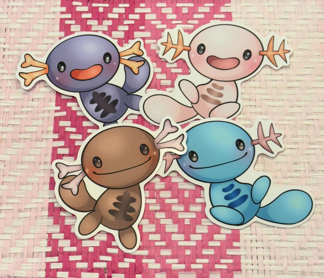 Rmft Sticker Wooper ! | 3x3 | Vinyl Sticker | Decal | Axolotl | - Etsy