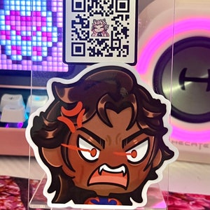 Miguel O’Hara Angry! | 3x3 | vinyl sticker | Decal | spiderman 2099