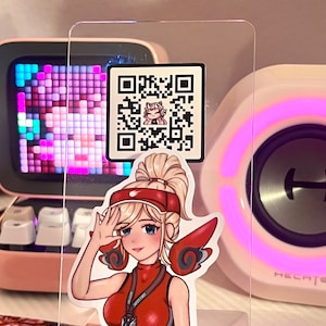 Lifeguard Mercy! | 3x3 | glossy vinyl sticker | Decal | Overwatch