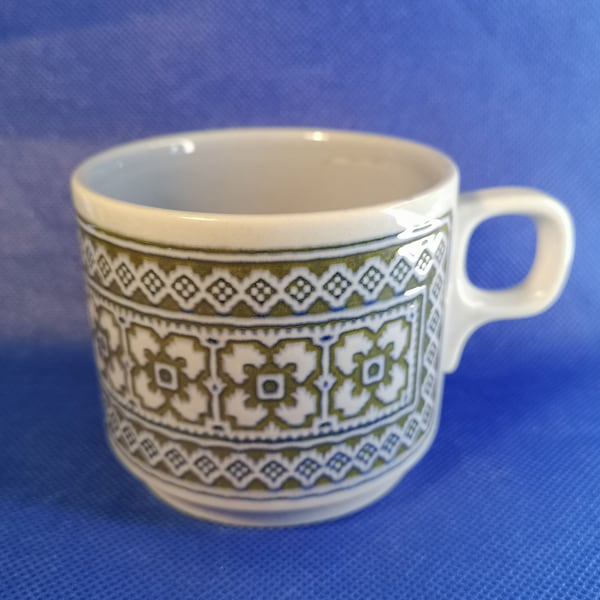 Hornsea pottery tapestry coffee / tea cup