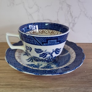 Booths Real old Willow cup and saucer