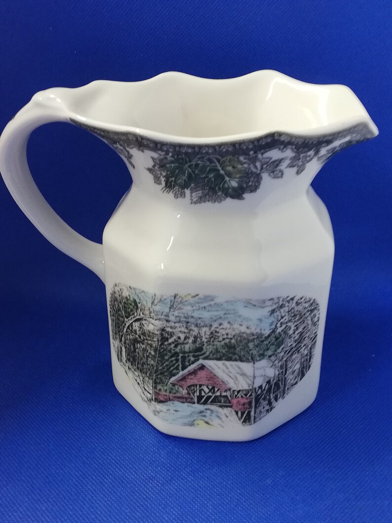 Johnson Brothers Pitcher Jug the Friendly Village Rare Etsy UK