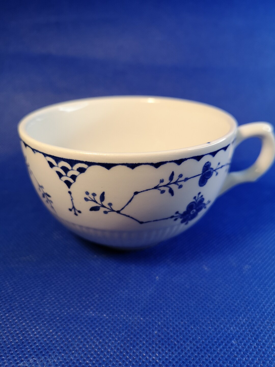 Vintage Johnson Brothers Ironstone Blue Denmark Tea Cup and Saucer Etsy
