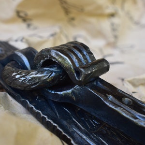 Wrought Iron Viking Hand Knocker, Thor's Hammer, Rustic Door Knocker ...