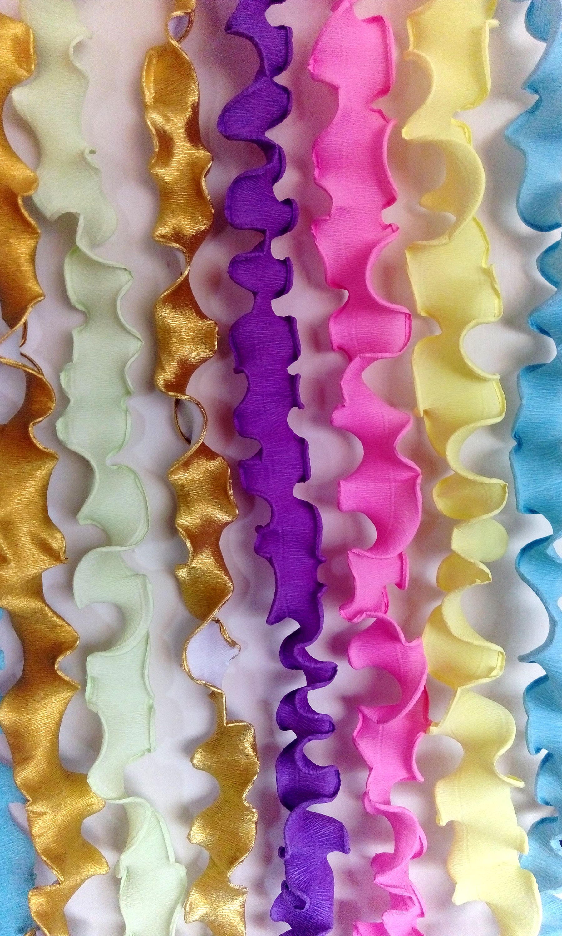 Guirnalda de algas decoración de encanto papel crepé Fringe - España