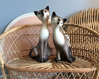 Chat En Ceramique Vintage Etsy