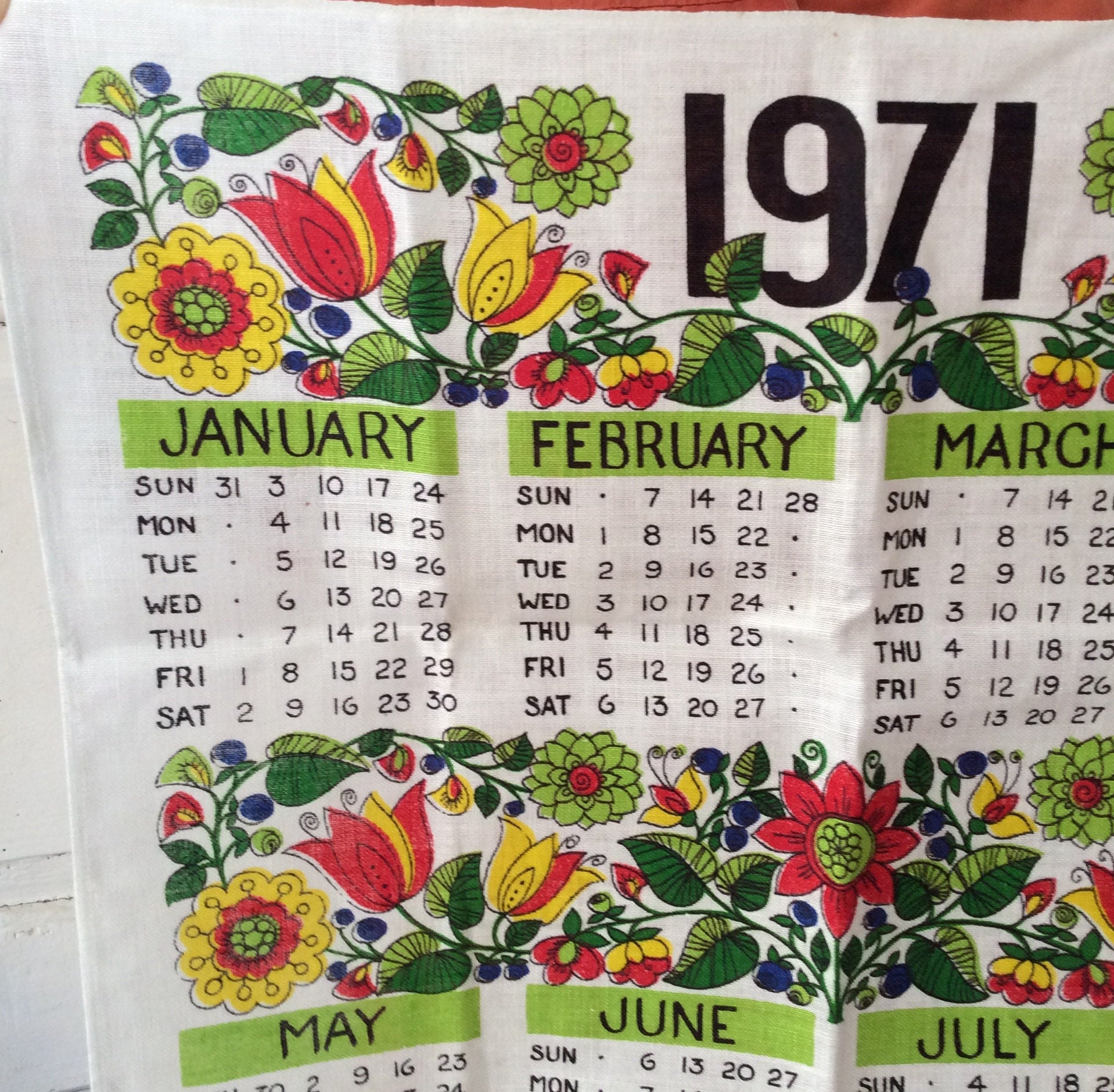 Vintage 1971 Calendar Tea Towel Vintage Irish 1971 Calendar Floral Tea Towel Vintage Dishcloth Retro Irish Linen Tea Towel 1971 - Etsy Sweden vintage-1971-calendar-tea-towel-vintage-irish-1971-calendar-floral-tea-towel-vintage-dishcloth-retro-irish-linen-tea-towel-1971-etsy-sweden