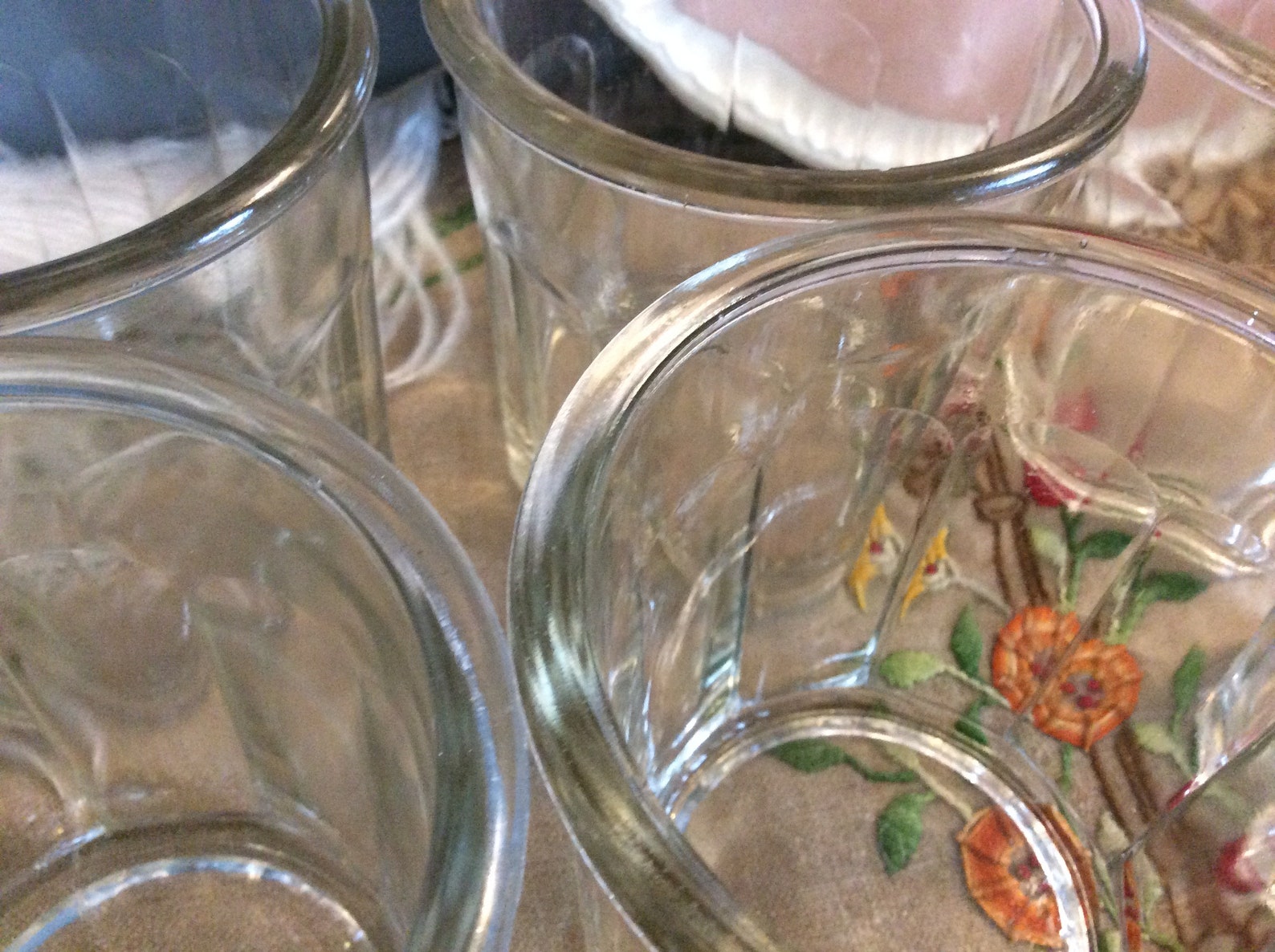 French Mid Century REIMS Jam Jars French Vintage Jelly Jars Etsy