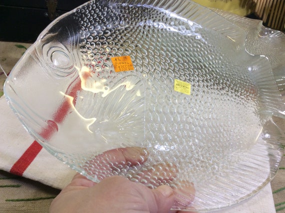 2 French Vintage Arcoroc Fish Plates Fish Plates Vintage Etsy Australia