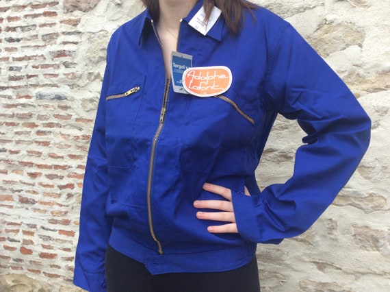 French Vintage Bleu de Travail - Blue Work Jacket
