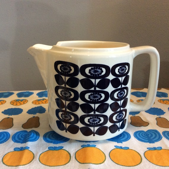 Vintage Waechtersbach Jug Pitcher Made In Western Germany Etsy