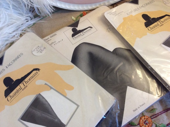 French Vintage Chantal Thomass Pantyhose. French D