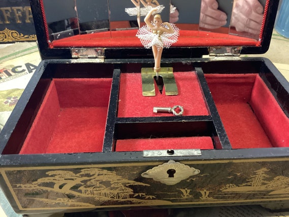 Vintage Musical Ballerina Jewellery Box, Jeweller… - image 7