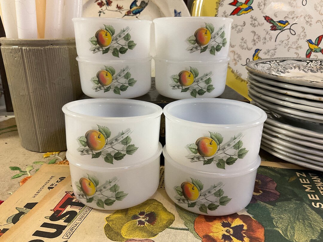 Ramequins en verre ARCOPAL vintage de 8 Français Ramequins Etsy France