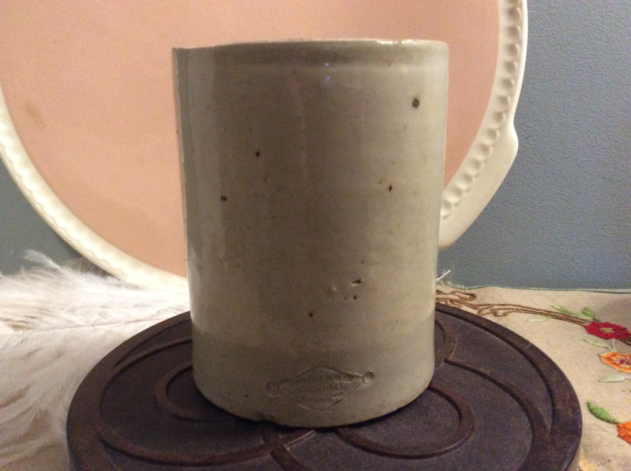 Poterie Antique Anglaise de Sel Glacé, Poterie Northen & Co Vauxhall Lambeth, Vieux Pot Anglais