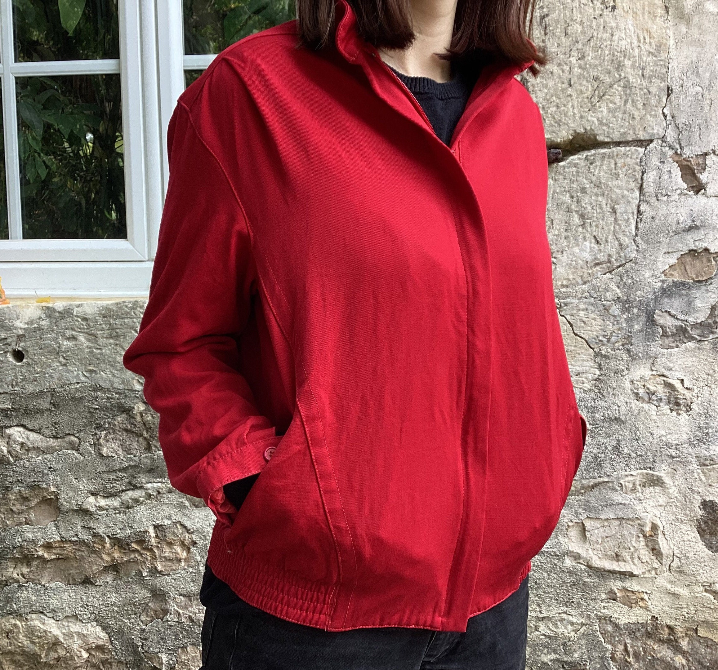 Red cropped hotsell jackets for weddings