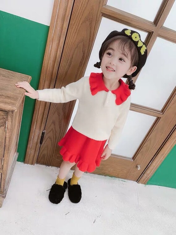 Kids Sweater and Skirt Cute Sweater for Toddler Girl Sweater