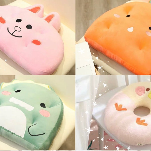 clearance -Toy Cushion Pillow -Donuts dinosaur rabbit carrot- Cute Baby Room Baby Shower Cartoon Gifts Nursery Chair Pads Floor Pads