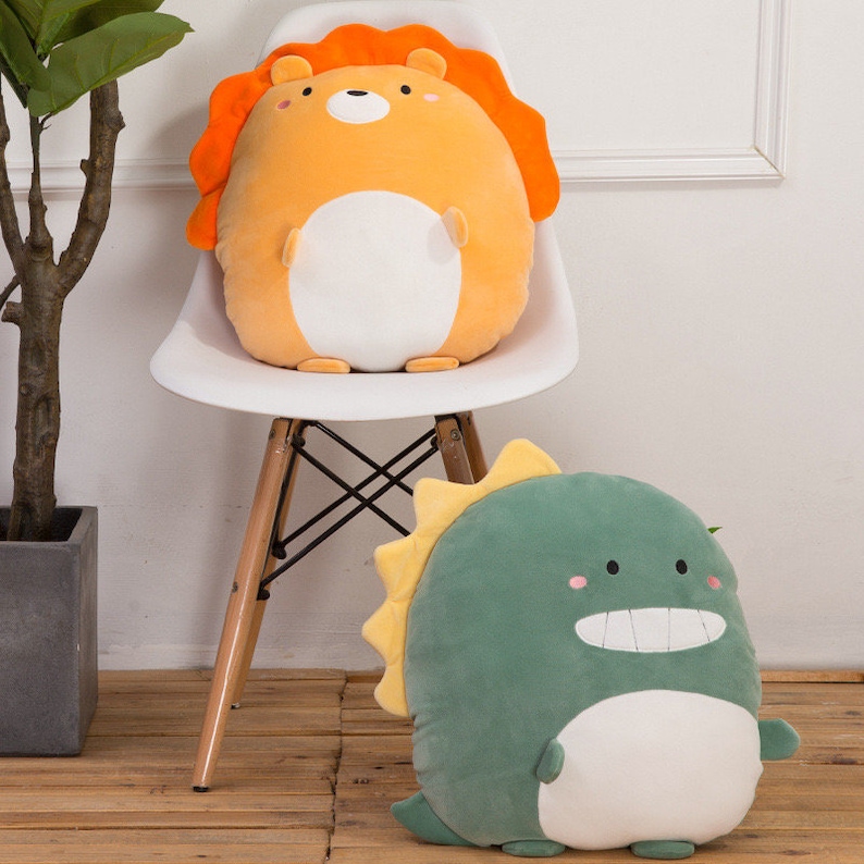 Toy Cushion Pillow-Cetacean Lobster Lion Penguin Lobster Dinosaur-CuteBabyRoomBabyShower Cartoon Gift Nursery Decorative ChairPads FloorPads