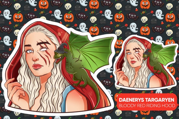 Game Of Thrones Daenerys Fandom Stickers Laptop Stickers Etsy