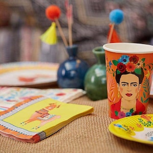 12 Boho Frida Kahlo Grande Carta