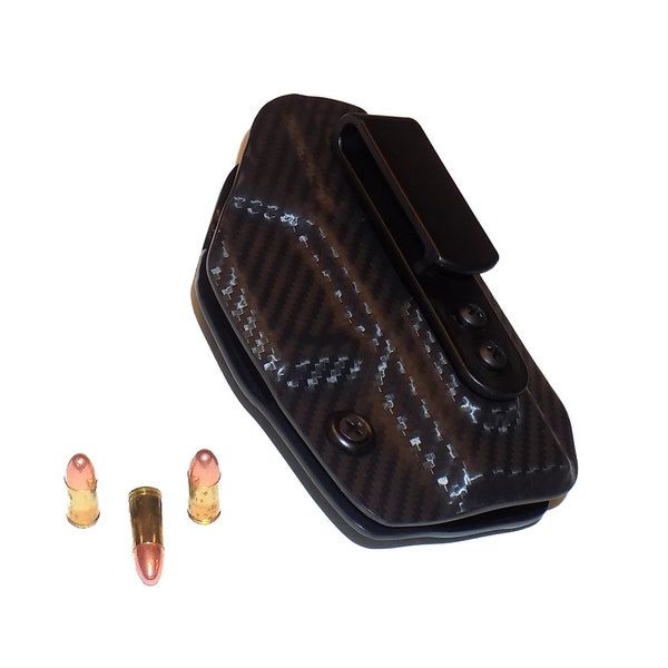 Aggressive Concealment DVG1IWBLPT Tuckable Appendix Carry IWB Kydex Holster for SCCY DVG1