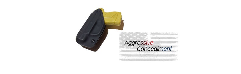 Aggressive Concealment LCPMAXIWBLPT Tuckable IWB Kydex Holster Ruger LCP Max image 2