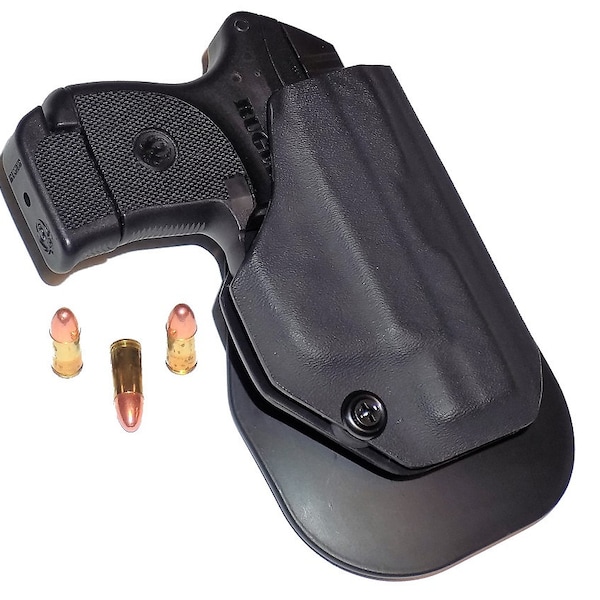 Aggressive Concealment LCPMAXOWB OWB Kydex Paddle Holster Ruger LCP Max