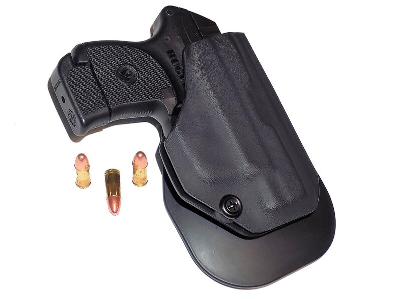 Aggressive Concealment LCPIIOWBLP Owb low profile Kydex Paddle Holster Ruger LCP/LCPII 画像 1